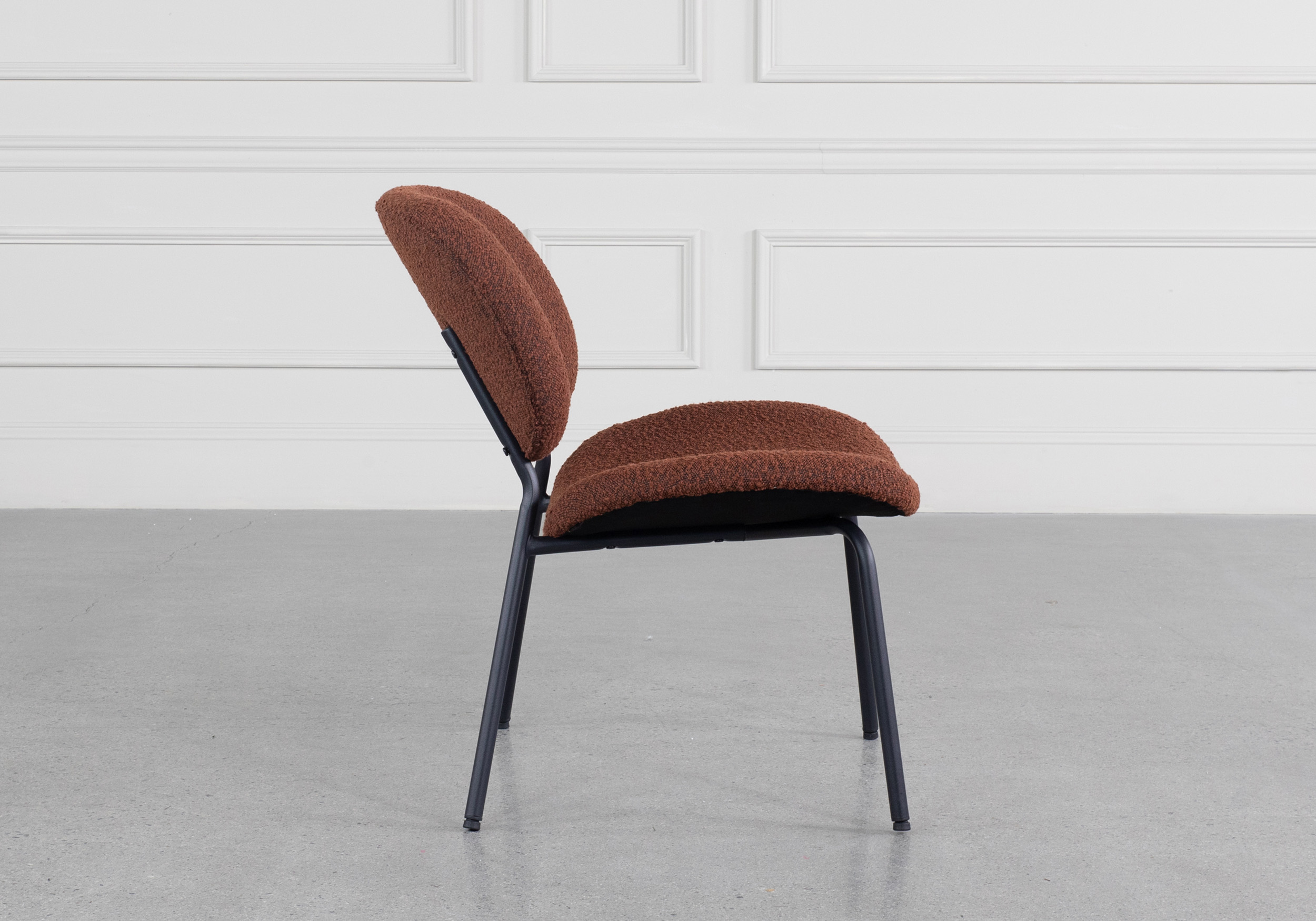 Casey Accent Chair Rust Side