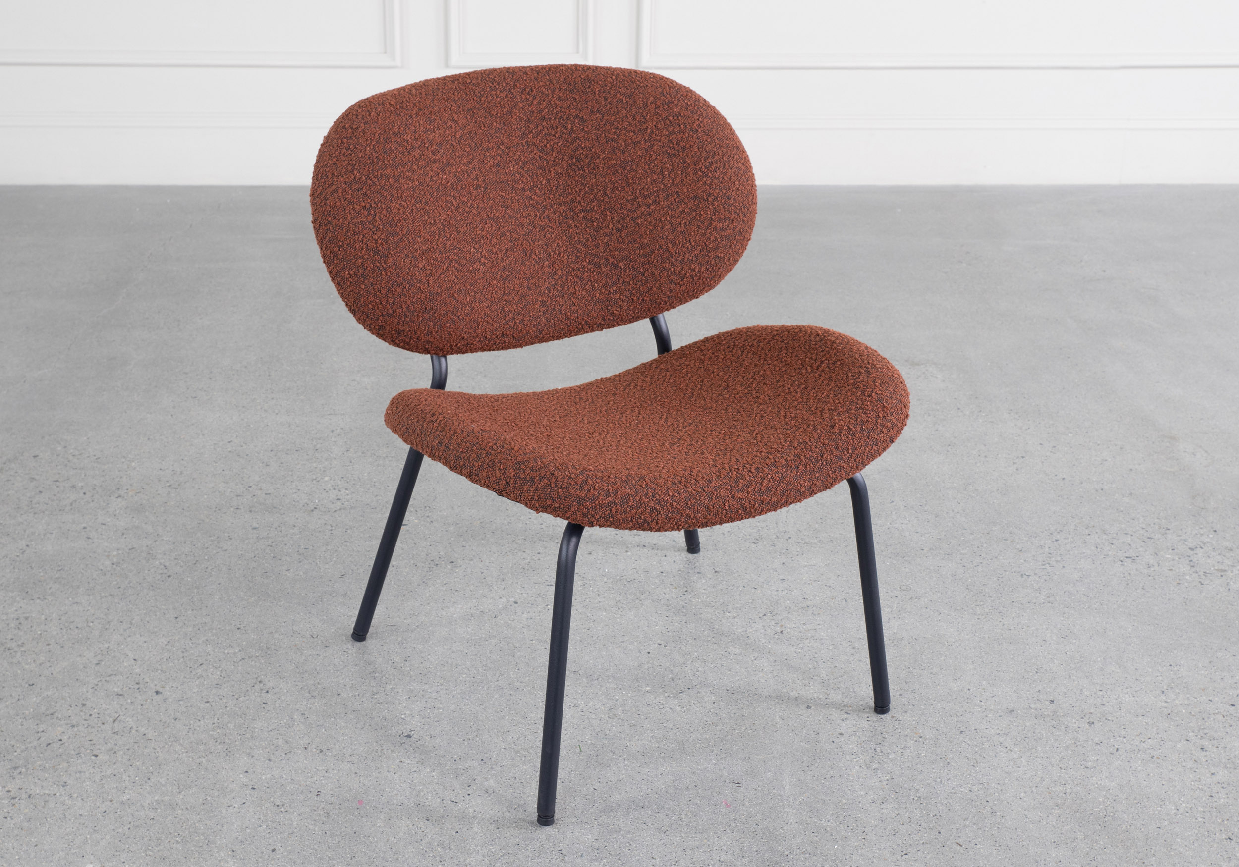 Casey Accent Chair Rust Top Angle