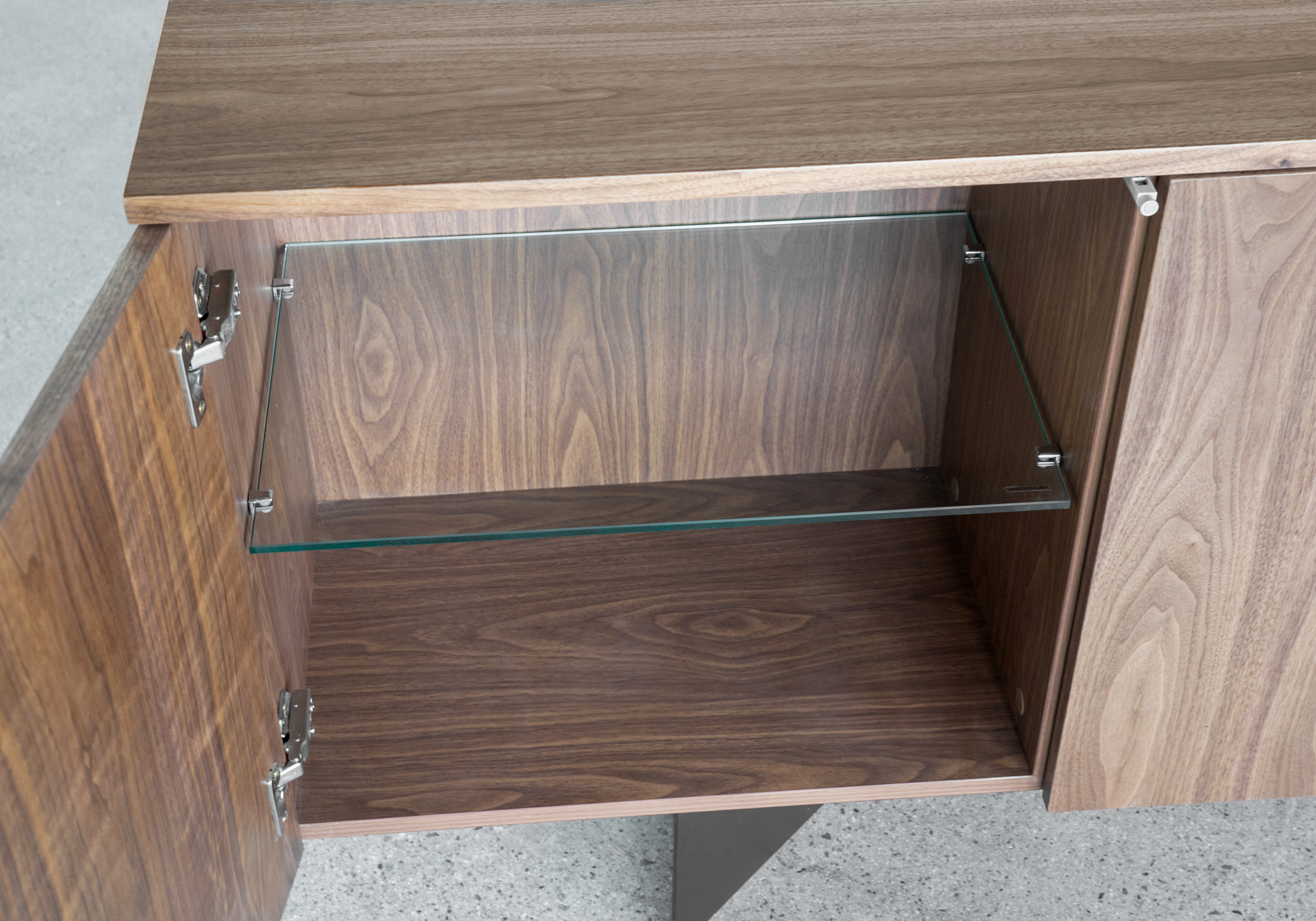 Malibu Walnut Sideboard Details Malibu Walnut Sideboard Details