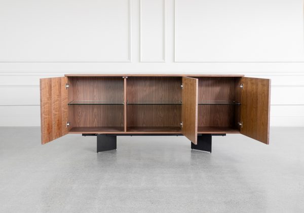 Malibu Walnut Sideboard - Inside
