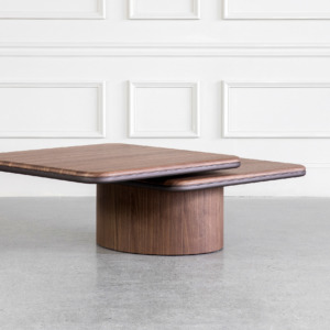 Merritt Walnut Coffee Table - Angle Merritt Walnut Coffee Table - Angle