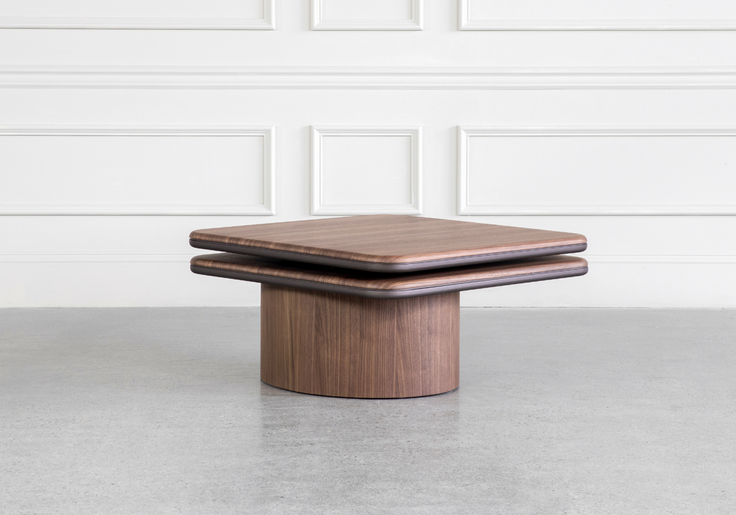 Merritt Walnut Coffee Table - Front