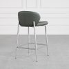 Mona Green 60 Vinyl Counter Stool - Back