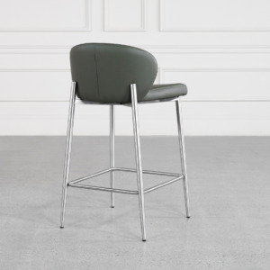 Mona Green 60 Vinyl Counter Stool Back Mona Green 60 Vinyl Counter Stool Back