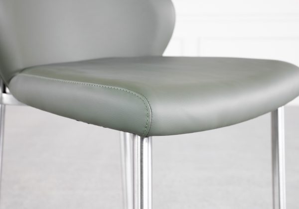 Mona Green 60 Vinyl Counter Stool - Details