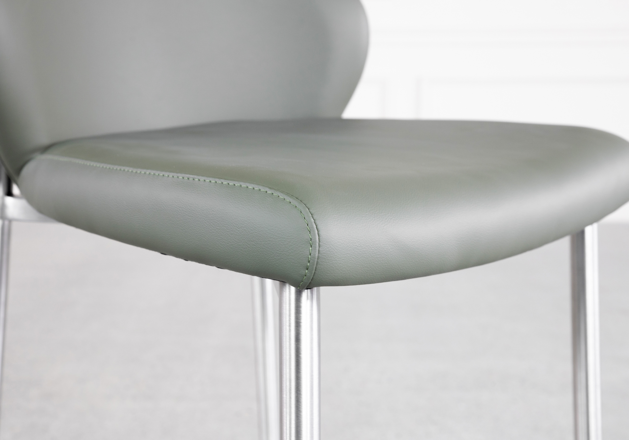 Mona Green 60 Vinyl Counter Stool Details Mona Green 60 Vinyl Counter Stool Details