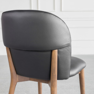 Nadine Black Dining Chair Back Nadine Black Dining Chair Back