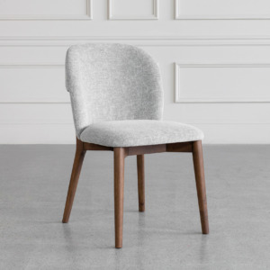 Nadine Shale Fabric Dining Chair Angle Nadine Shale Fabric Dining Chair Angle