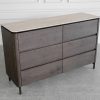 Phoenix Brown Oak Double Dresser