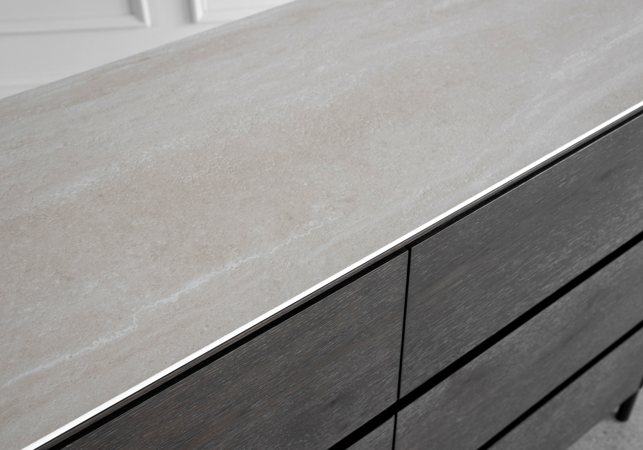 Phoenix Brown Oak Double Dresser Top Phoenix Brown Oak Double Dresser Top