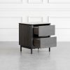 Phoenix Brown Oak Nightstand - Drawers