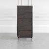 Phoenix Brown Oak Veneer Tallboy - Front