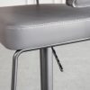 Roger Grey Vinyl Counter Stool - Details