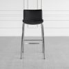 Royce Black 80 Vinyl Barstool - Front