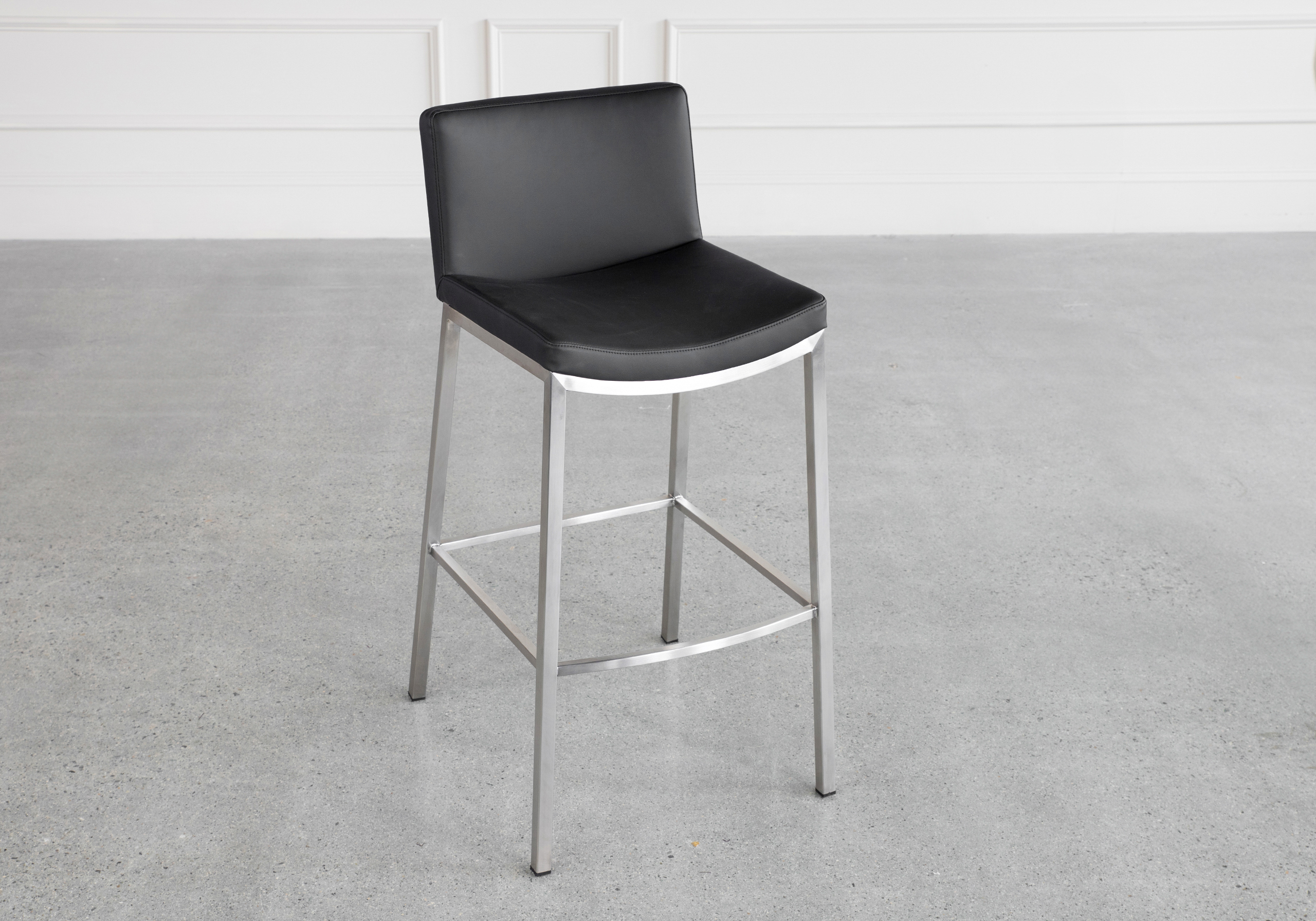 Royce Black 80 Vinyl Barstool