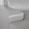 Sergio Brown L83 Leather SL Sectional Sofa Arms