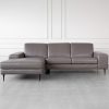 Sergio Brown L83 Leather SL Sectional Sofa Front
