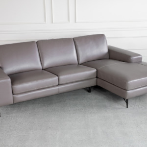 Sergio Brown L83 Leather SR Sectional Sofa Sergio Brown L83 Leather SR Sectional Sofa