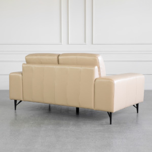 Sergio Mount L97 Leather Loveseat Back Sergio Mount L97 Leather Loveseat Back