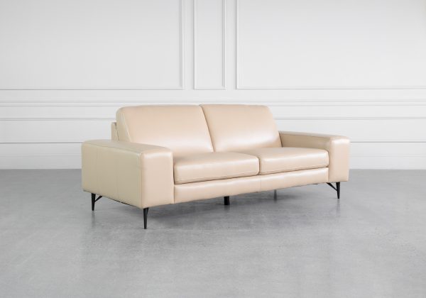 Sergio Mount L97 Leather Sofa - Angle