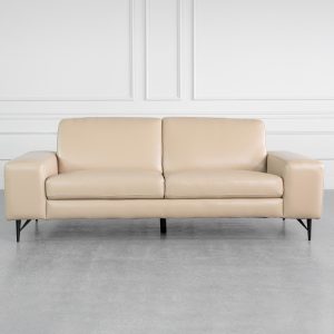 Sergio Mount L97 Leather Sofa - Front