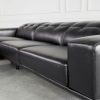 Viola Black Leather SL Sectional - Details