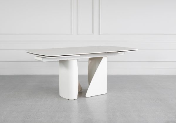 Zamora Ceramic Dining Table - Angle
