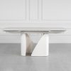Zamora Ceramic Dining Table - Front