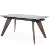 Albert Dining Table Angle Grey