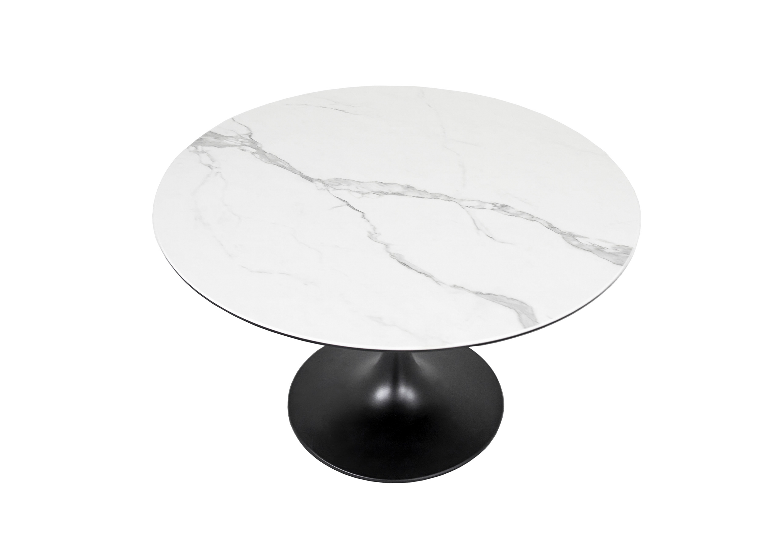 Astro Dining Table White Top Angle 2