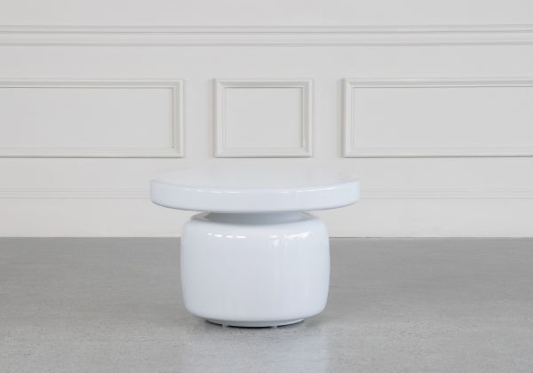 Cody BC01 White End Table - Front