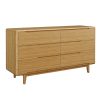 Currant Double Dresser Caramel Angle