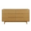 Currant Double Dresser Caramel Straight