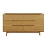 Currant Double Dresser Caramel Straight
