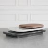 Edgar Walnut_Grey_Olive Coffee Table - Angle