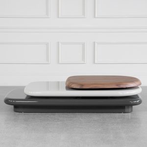 Edgar Walnut_Grey_Olive Coffee Table - Front