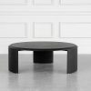 Fisher BC09 Black Oak Coffee Table - Front
