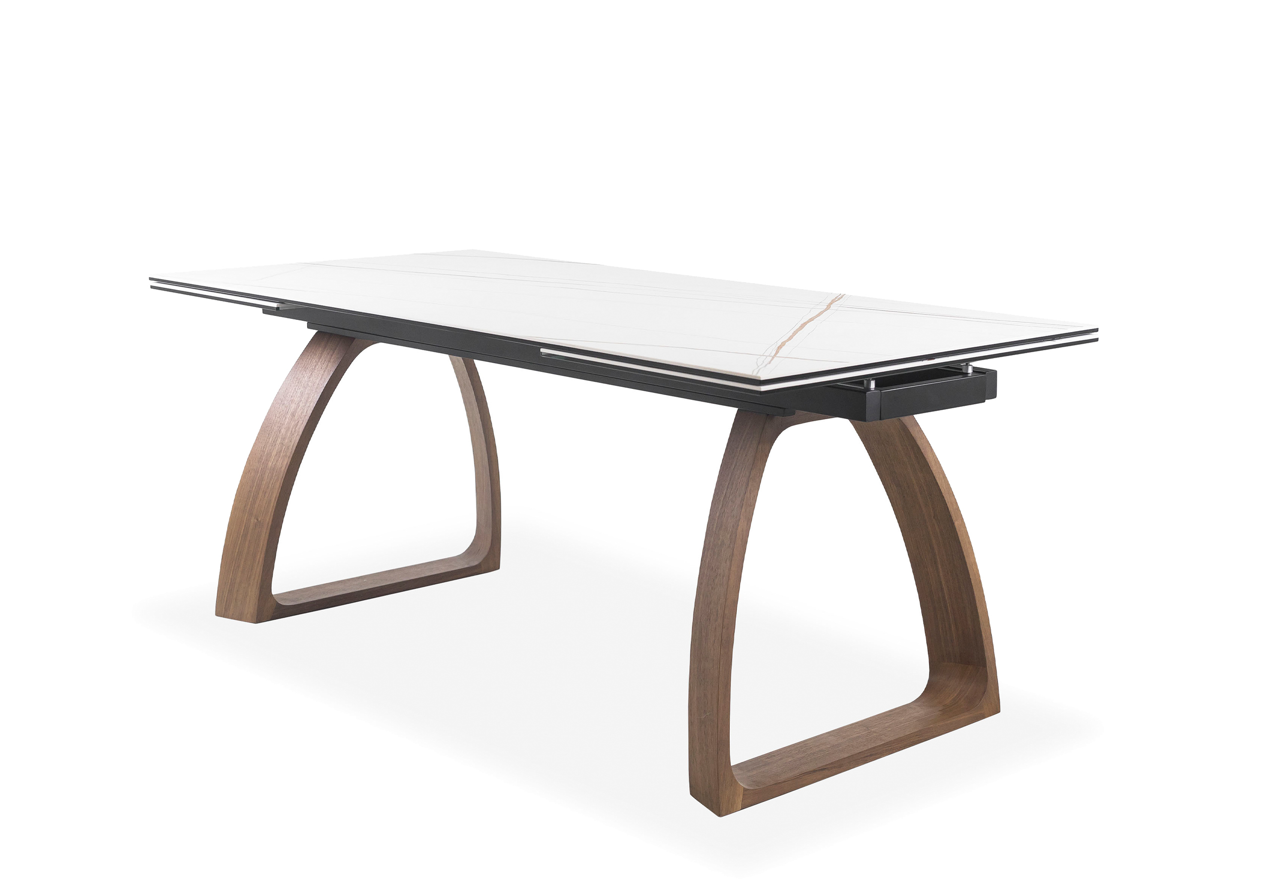 Malta Dining Table White Angle