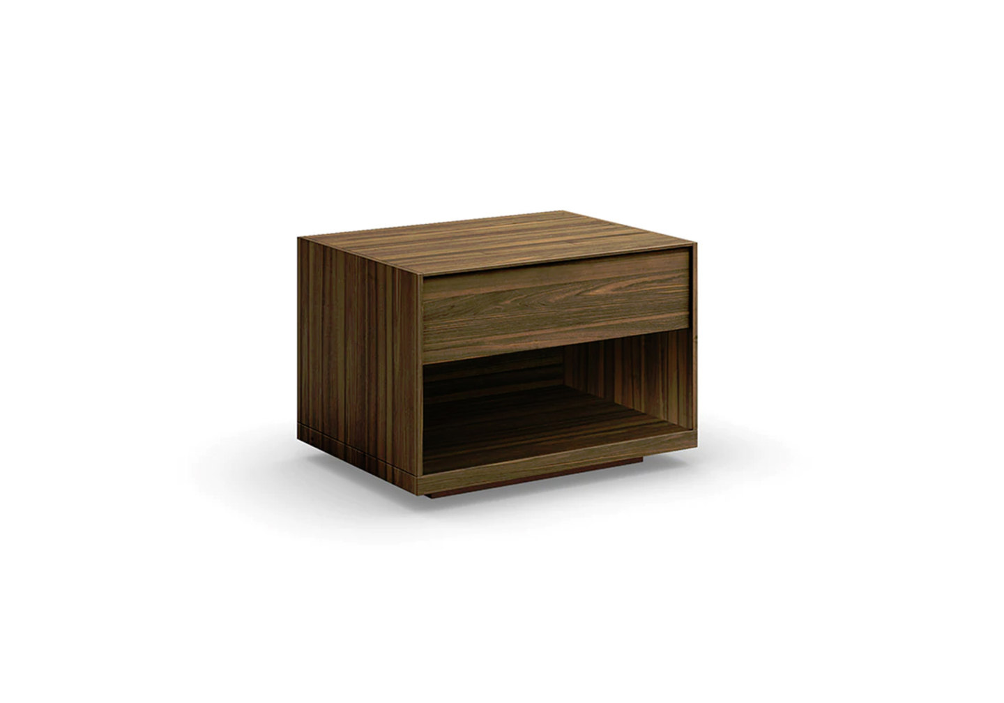 Mimosa 1Drawer Nightstand Smoked Walnut