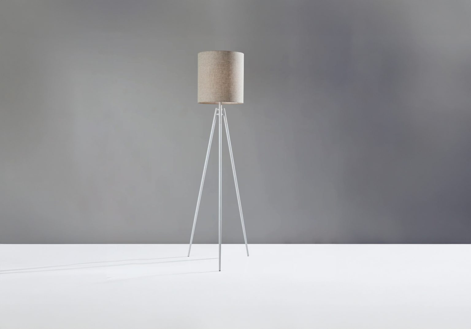 glenwood white floor lamp