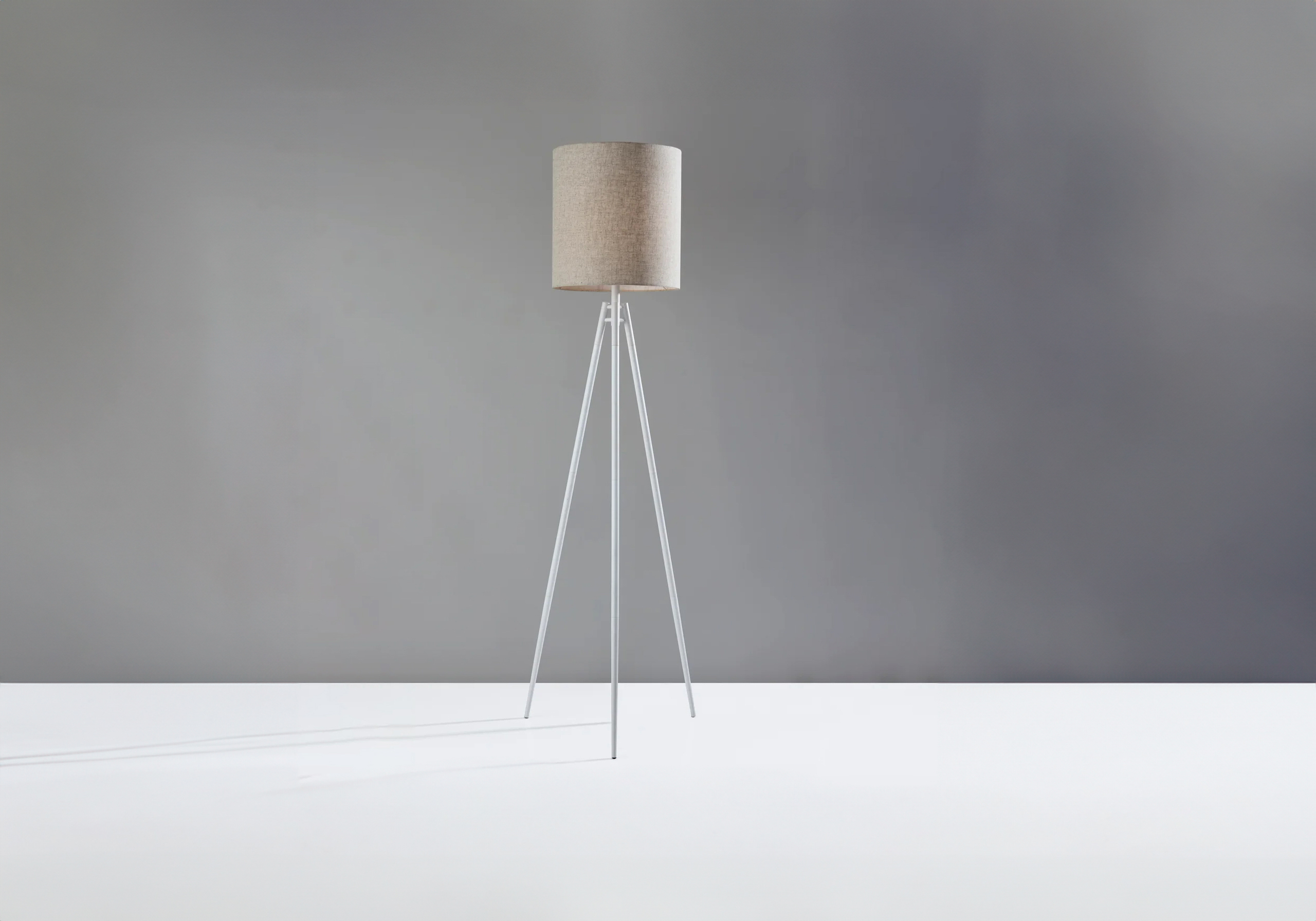 glenwood white floor lamp