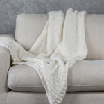 Basket Ivory Throw