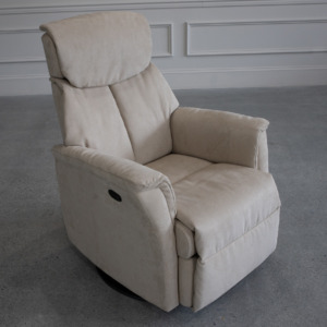 Master Recliner Flax Top Angle 1 Master Recliner Flax Top Angle 1