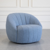 Alison Swivel Chair A360 CBlue Angle