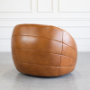 Alison Swivel Chair Tan Back