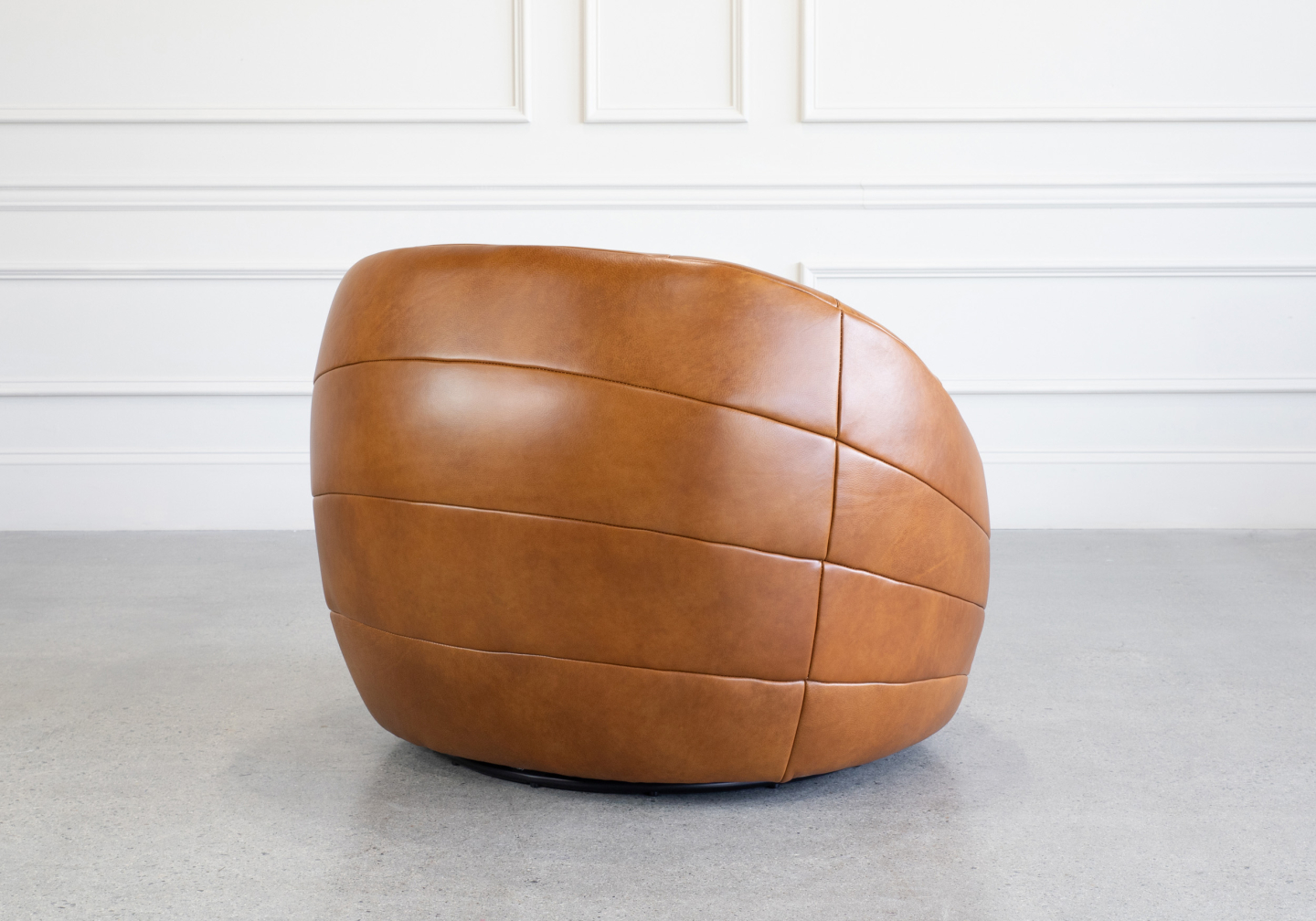 Alison Swivel Chair Tan Back