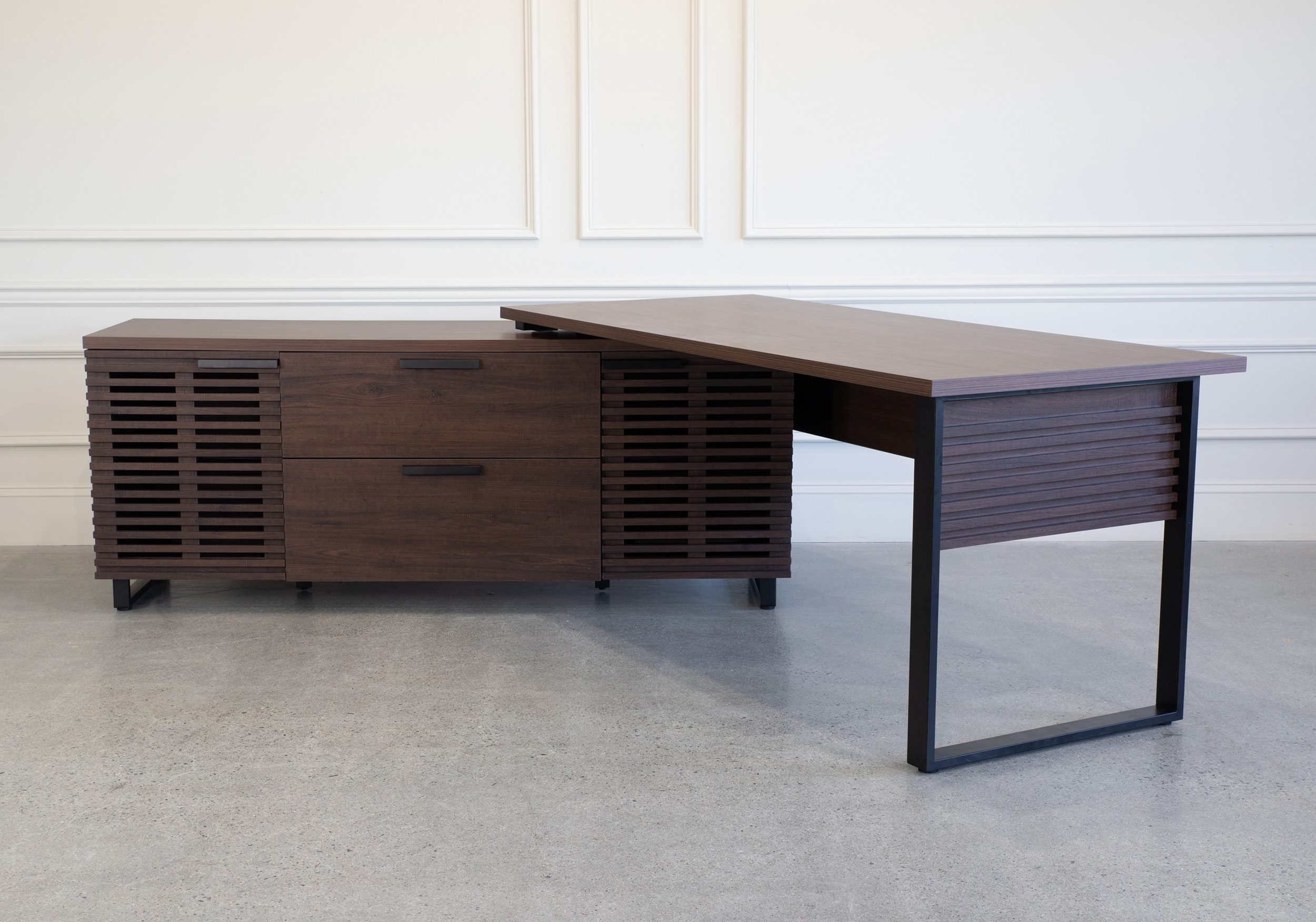 Bisana Executive Desk Angled Top Bisana Executive Desk Angled Top