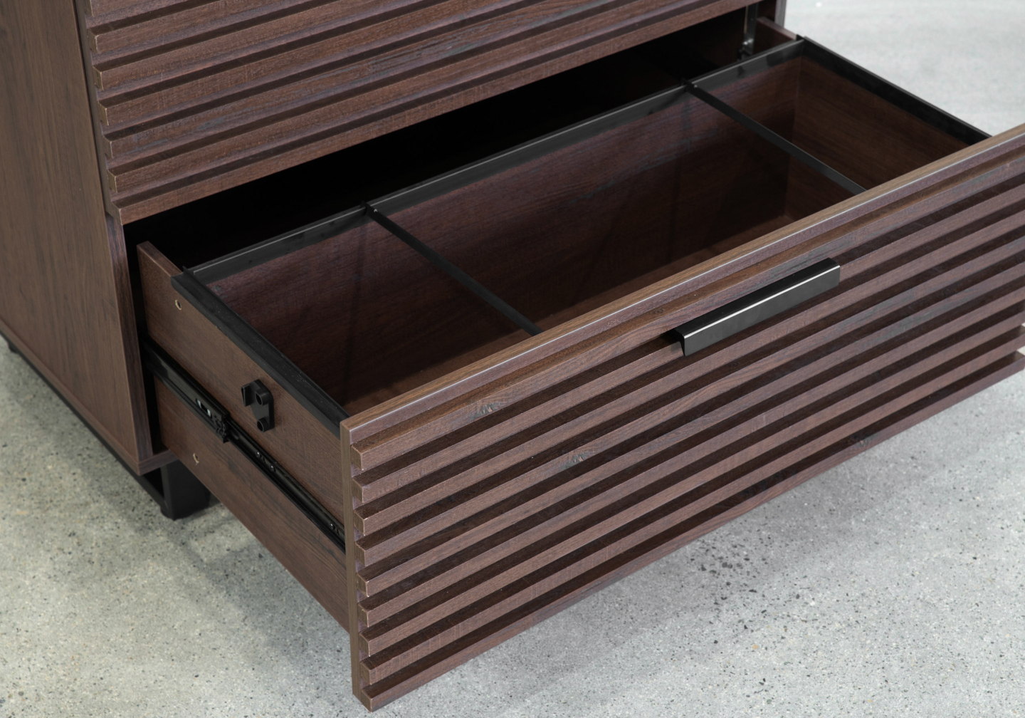 Bisana File Cabinet Drawer Open