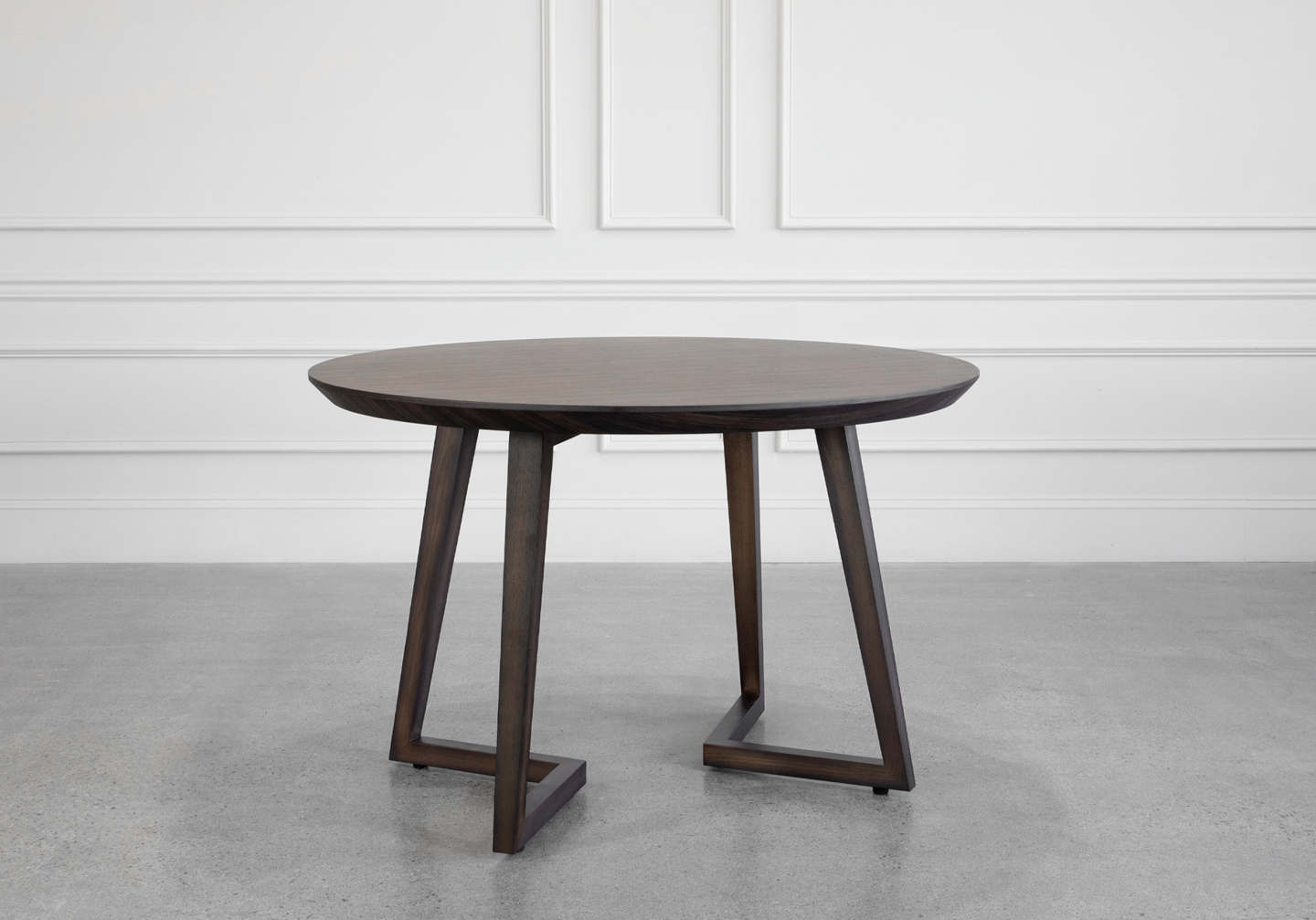 Harley Smoked Oak Dining Table - Angle