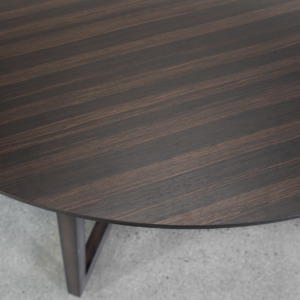 Harley Smoked Oak Dining Table - CloseUp Harley Smoked Oak Dining Table - CloseUp